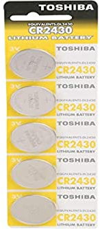 BATTERIA LITIO CR2430 3V TOSHIBA 5 PZ