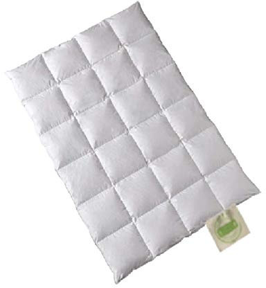 Öko Daune Ganzjahresdecke 100% Daune recycelt nachhaltig ökologisch wertvoll Kassettendecke vom Betten Fachgeschäft (135x200 cm)