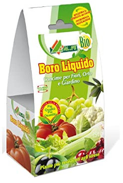 AL.FE Boro Liquido Concime per favorire l'allegagione nell'Olivo. 1 kg