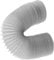 80mm (3 inch) x 6 metre - PVC Flexi Hose - White Universal Tumble Dryer - Cooker Hood - Extractor Fan - Air Conditioner Hose