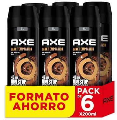 Axe Bodyspray Dark Temptation Deodorant, 200 ml, 6 Stück