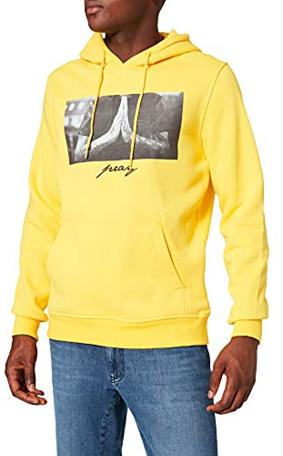 Urban Classics Kapuzenpullover/Hoodie -L- Pray Gelb