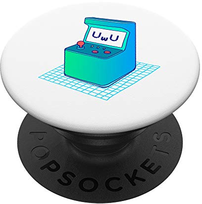 UWU Face Videospiel Japanisches Kawaii Anime & Cute Gaming PopSockets mit austauschbarem PopGrip