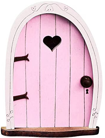 Elf Enchanted Miniature World Fairy Door - Indoor/Outdoor Magical Garden Decor for Elf, Window & Door - 3.94x2.56
