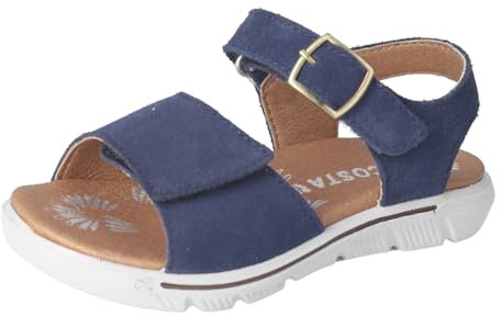 RICOSTA Mädchen Riemchensandalen Samira, Kinder Sandalen, Weite: MITTEL, Freizeitschuhe, offene Schuhe, Strandschuhe, Sandaletten, Nautic (170), 26 EU