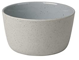 blomus Schale SABLO | Keramikschale | Größe S | Farbe Stone | handwerklicher Look | Höhe 6,5cm, Breite 11cm, Länge 11cm