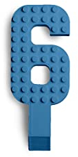 Made Happy Number Cake Topper | Birthday Cake Toppers & Happy Birthday Decorations | Cake Toppers For Boys & Birthday Cake Decorations | Happy Birthday Cupcake Toppers & Cake Decorations | Sky Blue 6