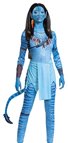 Disguise Neytiri Kostüm für Damen, Avatar Verkleidung, Perfekt für Fasching und Karneval, Offizielles Lizenzprodukt, L
