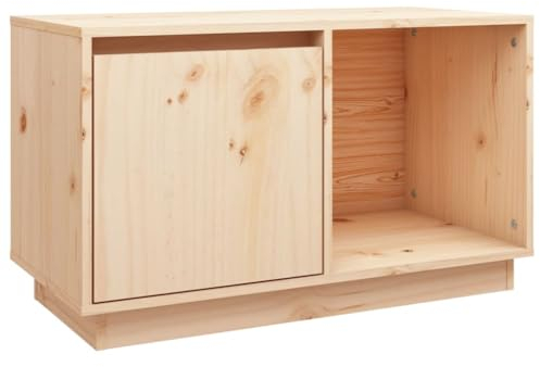 vidaXL TV-Schrank 74x35x44 cm Massivholz Kiefer