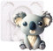 Fondant Form Silikon Koala Woodland Tier Kuchenaufsatz Tortendeko 7,5cm hoch