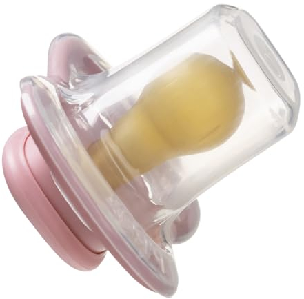 b.box Baby Schnuller Größe 1 (2er Pack) | Naturkautschuklatex | Runder Sauger | Bleibt Sauber | Baby Schnuller 0-6 Monate