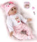 HUYRP Bambola Reborn 22 Pollici 55 CM in Silicone Morbido - Regali Per Bambini e Bambine