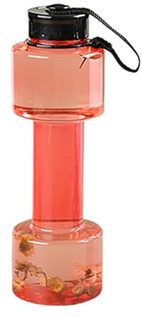 Sports Water Bottle - Dumbbell Water Bottle | 700ml Dumbbell Shaped Water Container, Portable Fitness Water Bottle, Multifunctional Dumbbell Shaped Drinking Bottles for Gym