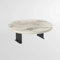Modern Adjustable Side Table, Decorative Coffee Table, Functional Sofa Arm Table, Armrest Tray For Your Essentials (Marble)