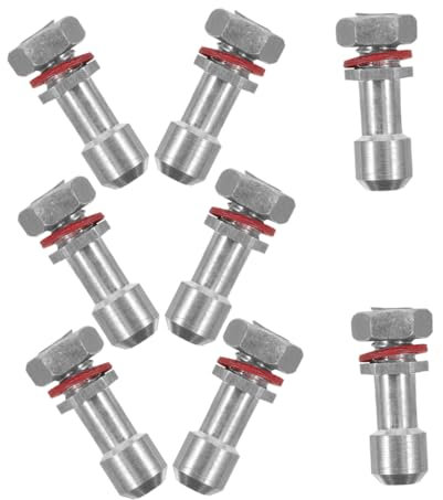MAGICLULU 8pcs Aluminum Pressure Cooker Vent Pipes Replacement Safety Valve Accessories