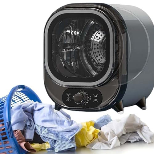 DRYIC Sèche-Linge, Petit sèche-Linge, essoreuse compacte et Mini, condensateur Portable, comptoir ou Support Mural, capacité de Charge de 0,8 kg (A 220V)