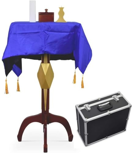 Multifunktionaler quadratischer schwimmender Tisch mit Anti-Schwerkraft-Box, Blumentopf, Kerzenständer, Zaubertricks, Zaubertricks, Bühnenspiele, Illusionen, Mentalismus-Requisiten
