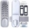Mechanical Keyless Door Lock, Combination Door Lock Double Sided Keyless Door Lock with Keypad Anti Theft Codes Lock for Home Office