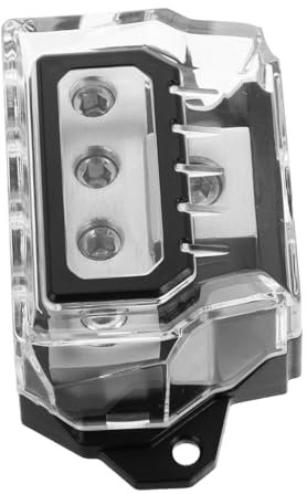 MUCKLILY Durability Car Audio Power Distribution Block Way Car Audio Stereo Amp Distribution Block Easy Install Ground Distributor