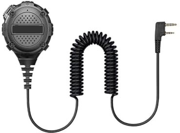 LNBNKZYBPM Convient for le microphone Baofeng 2 broches de type KM Tangent Convient for le haut-parleur d'épaule de micro PTT Compatible for Fit for Kenwood Convient for les accessoires de talkie-walk