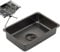 Fregadero RV, fregadero portátil,Fregadero de campamento portátil de acero inoxidable - Plato bañera, lavabo multipropósito con tapón de desagüe para interior, picnic al aire libre, lavandería