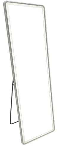 Gr8 Home Smart Full Length Mirror With LED Lights Dressing Mirror Floor Standing Or Wall Mounted For Bedroom Living Room Closets Corridor Changeable Light Colour Adjustable Brightness