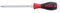 Wiha 53120 Phillips Screwdriver with SoftFinish Handle and Solid Metal Cap, 3 x 150mm
