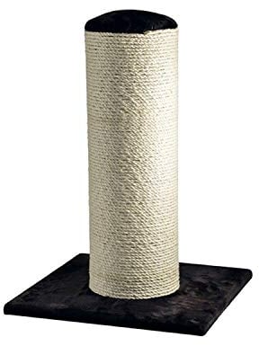 Ancol Fat Boy Scratching Post for Cats - Large Heavy Duty Cat Scratcher for Indoor Cats and Kittens - Natural Sisal Rope and Eco Friendly Materials