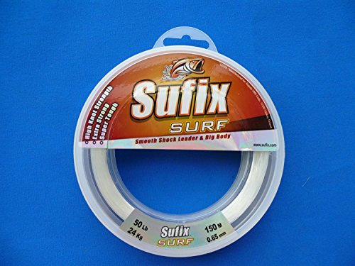 Sufix Surf Leader Clear Schlagschnur 50lb 0,65mm 150m