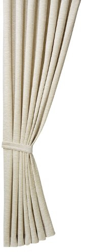 Georg Chr. Wirth Thermo Chenille Vorhang Kerstin unifarben, 357 g/qm Einzel Gardinenschal, natur, 230X135