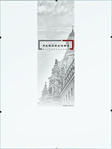 PANORAHMA BILDERRAHMEN Rahmenloser Bilderrahmen 29,7x42 cm (DIN A3) / Glasbilderrahmen zum Aufhängen an der Wand/Bilder Rahmen