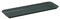 WACA Auslageplatte 420 x 140 mm – Rechteckige Servierplatte & Präsentationsplatte für Buffet & Theke – Stapelbare Buffetplatte, spülmaschinengeeignet & mehrweg – Oberflächenhart & formstabil – Schwarz