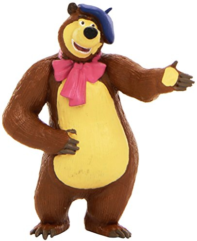Comansi COM-Y99805 Masha and The Bear Mascha und der Bär Bärenfigur, braun