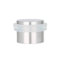 EVI Herrajes I-163-B - Door Stop, Adhesive, Finish matt INOX (Stainless Steel) White Rubber