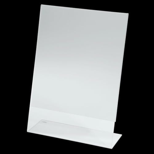 Sigel© Tischaufsteller, schr„g, glasklar, fr A4