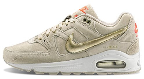 NIKE Damen WMNS Air Max Command PRM Fitnessschuhe, Grau (String MTLC Gld Grn Hypr Orng), 38 EU