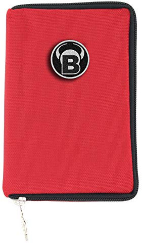 Bull's TP Dartcase, Darttasche mit Gürtelbefestigung, Spitzenröhrchen, rot