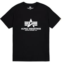 Alpha Industries Herren Basic Big Logo T-Shirt
