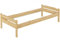 Erst-Holz® Einzelbett massiv 80x200 ohne Zubehör Kieferbett Natur Jugendbett Futonbett 60.31-08oR