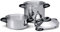 Kuhn Rikon Set Duromatic Top, Olla a Presión Super Rápida con Asas 8L /24 cm+cuerpo 4L, Olla Express Apta Inducción, Óptima Distribucion del Calor, Acero Inoxidable 18/10, Despresurización automática