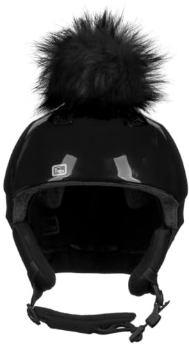 Eisbär Luxury Bommel Helmaufkleber Helmsticker Helmdeko Sticker für Skihelm Damen/Herren/Kinder - Made in Austria Frühling-Sommer Herbst-Winter Frühjahr Sommer Herbst Winter