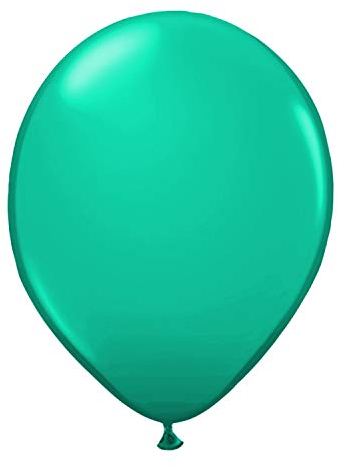 10er Set - Türkis/Luftballons Ø 30 cm Deko für den Geburstag Hochzeit Taufe Party JGA Kindergeburtstag Helium oder Gas geeignet mit Konfetti befüllbar groß rund ÖKOLOGISCH qualität
