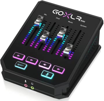 TC Helicon GO XLR MINI Online Broadcast Mixer with Usb/Audio Interface and Midas Preamp