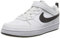 Nike Jungen Court Borough Low 2 (Psv) Sneaker, White Black, 27.5 EU
