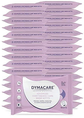 DYMACARE® Inkontinenz Pflege Waschhandschuh - Reinigung-Hautpflege-Hautschutz in einem Arbeitsgang (30 Packungen)