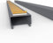 Kabelkanal Selbstklebend Pro mit Schaumklebeband, Kabelschacht 2m 40x25mm - 2x1m, Gray - Grau