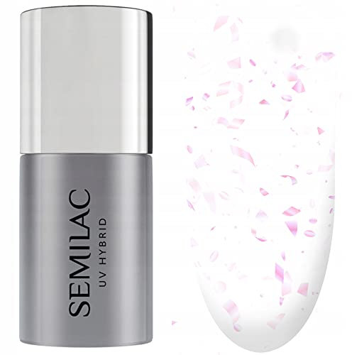 T22 Semilac UV Nagellack Top Flower Flakes 7 ml