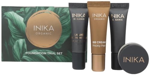 INIKA - Testset auf biologischer Basis, natürliches Mineral-Essential, vegan, tierversuchsfrei, parabenfrei, reichhaltig