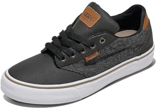 Vans Atwood Deluxe-Schuh für Herren, modische Low-Top-Sneaker für Arbeit, Wandern und Freizeit, Schwarzer Dackel, 44.5 EU