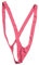LATRAT Inside Ropa, Costume Mankini de Borat, Taille Unique Homme, Rose